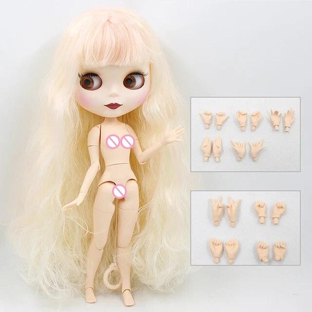 ICY DBS Blyth Doll 1/6 BJD Joint Body Piele albă Piele bronzată Piele întunecată Mată Față Nud Papusa 30cm Jucărie Anime Cadou pentru fete