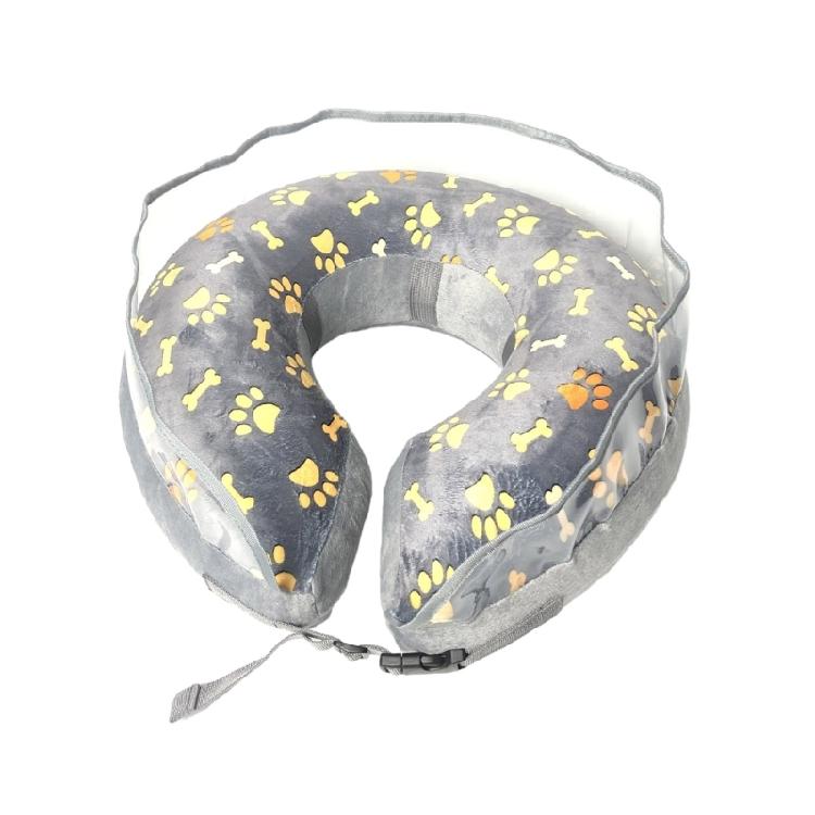 

Adjustable Recovery Collar Promote Healing and Comfort for Cats in Post Surgery S сірий колір