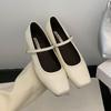 Fashion Fashion Buckle Strap Women Flats Mary Janes Shoes With Height Increasing Footwear Female Shallow Ladies Ballet Flats Shoes