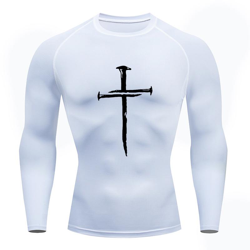 Gym T Shirt Men Bodybuilding Quick-drying Fitness Compression Shirt Running Workout Man Sports First Layer Sportswear