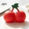 Cherry Fidget Toy Realistic Stress Relief Toy, Giant Squeeze Food Soft Stretchy Simulation Fruit Sensory for Anxiety