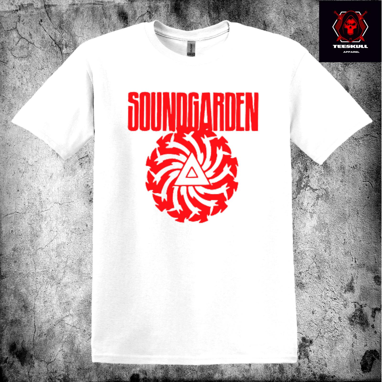 26 Soundgarden 90s Rock Band Tee Heavy Cotton Unisex T-SHIRT S-3XL Unisex T-Shirt L