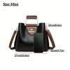 Fashionable Women's Leather Large Capacity Handbag Solid Color Single Shoulder Crossbody Bag Suitable for Commuting and Banquets