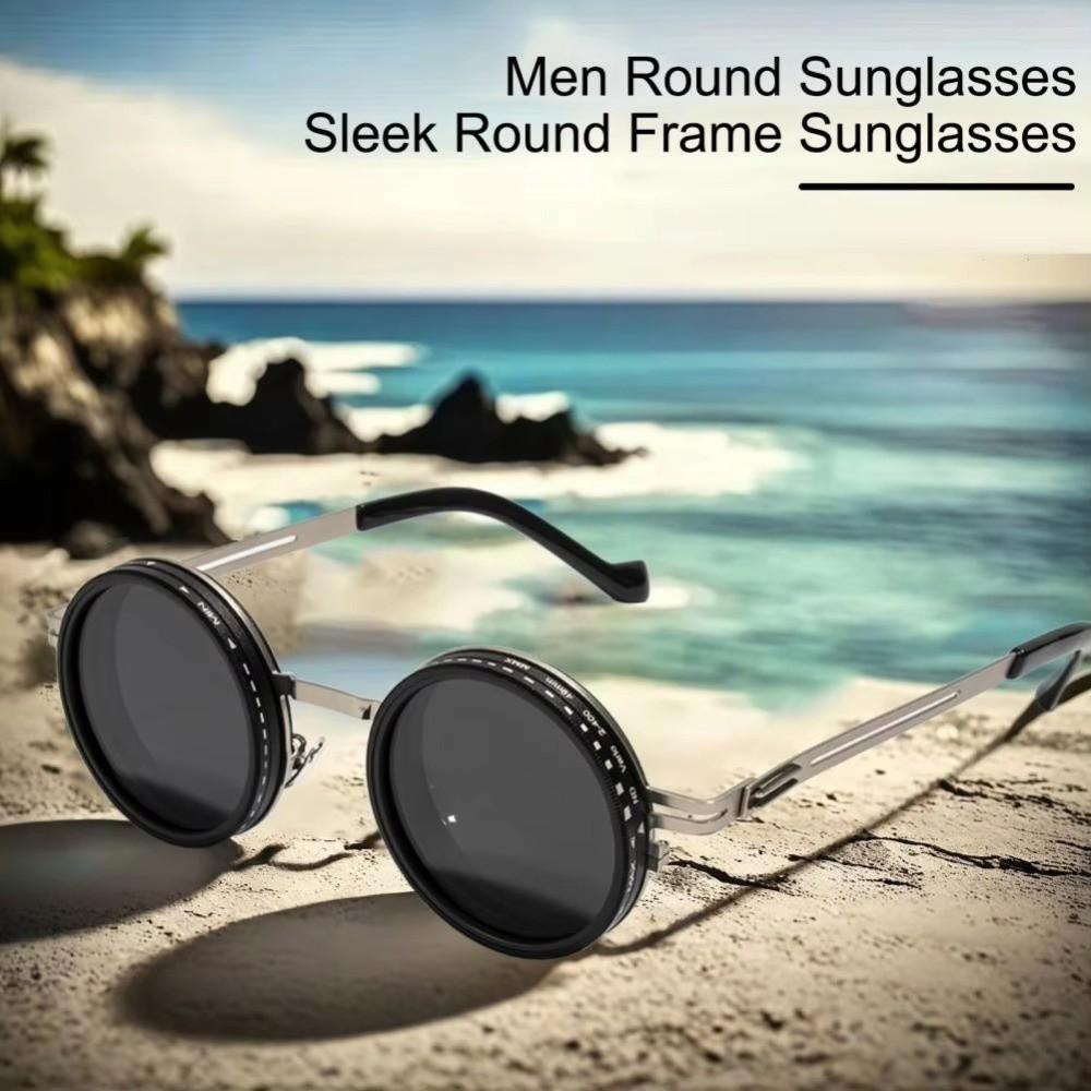 9 Level Dimming Fishing Sunglasses with Glasse Case Anti-UV Glasses Outdoor Eyewear  Men Women