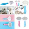 Soft And Gentle Pet Hair Comb With Push Plate For Easy Hair Removal