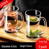 HANDUNYOU 370ml Reinforced Glass Tea Cup