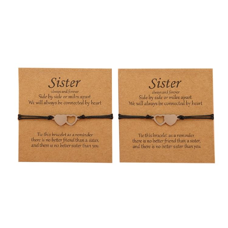

Sister Friendship Bracelet Set Best Friend Matching Jewelry Gift 1