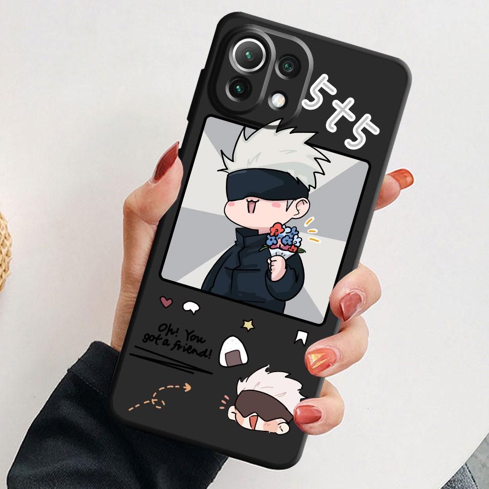 

Чехол для Xiaomi Mi 11i 11X 12S 11T 10 12X 12 Pro 10T 11 Lite 10S 10 Pro 12 Kawayi Jujutsu Kaisen, силиконовый чехол в виде аниме Xiaomi Mi 11
