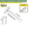 5pcs Stainless Steel Grid Wall Hooks Heavy Duty Rust Proof for Garage Kitchen Small Business Display