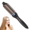 3-in-1 Hot   Comb, Thermal Brush, Curling Iron and Straightening Brush, 38mm Barrel, Dual   Fast Heating, 5 Temp Settings (120 degrees C-200 degre