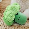 Plush Vegetable Dog Toy Squeaky Broccoli Eggplant Dog Chew Toy Cute Stuffed Scallion Chili Pepper for Puppy Teething Interactive Play