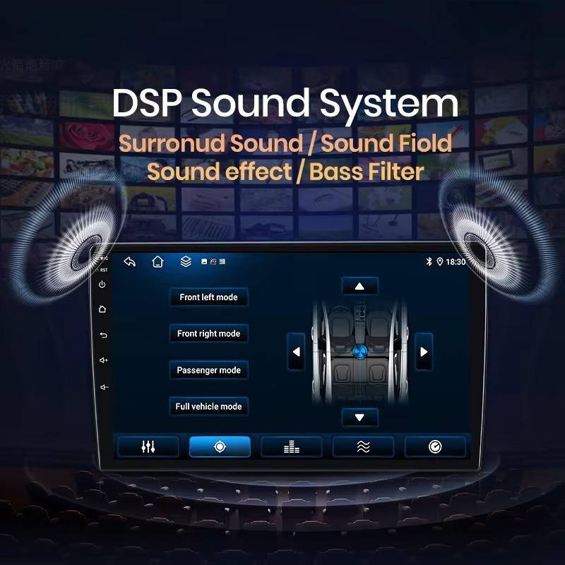 Wireless CarPlay Android Auto Radio For Peugeot 407 2004-2011 360 Camera Car Intelligent Systems RDS DSP 2din autoradio