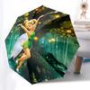 Tinker bell Themed Travel Umbrella-8 Ribs Automatic Opening and Closing, Portable Folding Design, Compact and Stylish Umbrella