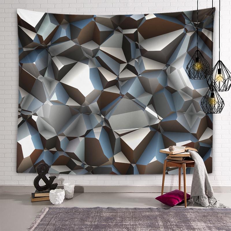 Tapiserie cu personalitate, geometrie psihedelică, hippie, boho, decor artă de perete, camera de zi, dormitor, decor acasă, tapiserie