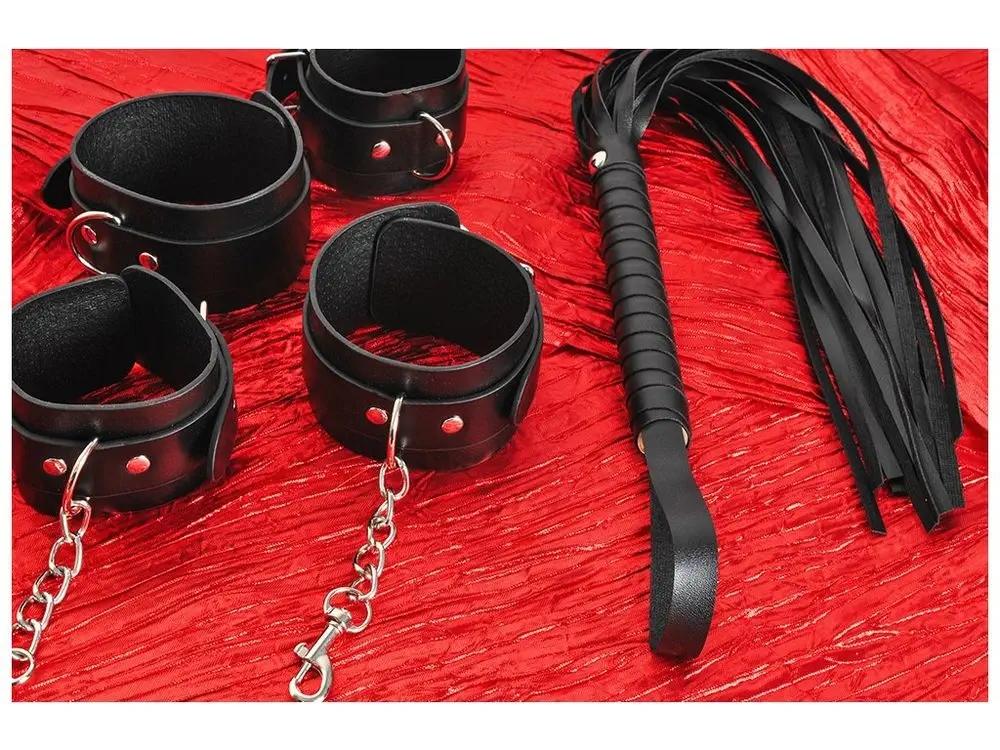 Zestaw Bdsm Zabawki Erotyczne Czarny 13 Elementów