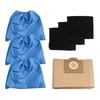 Dust Bag Filter Set Suitable For Einhell Wet And Dry Vacuum Cleaner TC-VC 1800