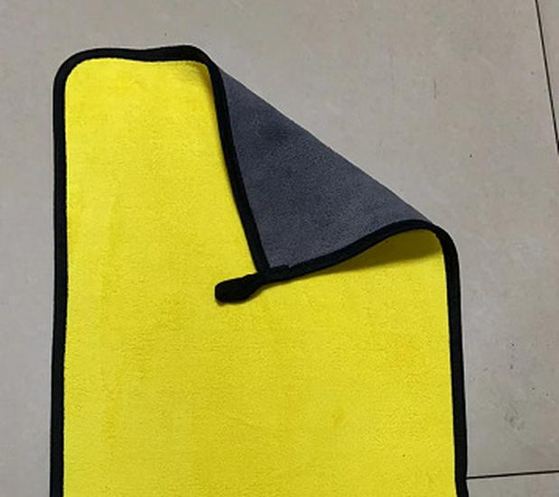 160x60CM Flannel Thickened Car Cleaning Towel - 420g Fine Fiber Coral Fleece Absorbent Towel