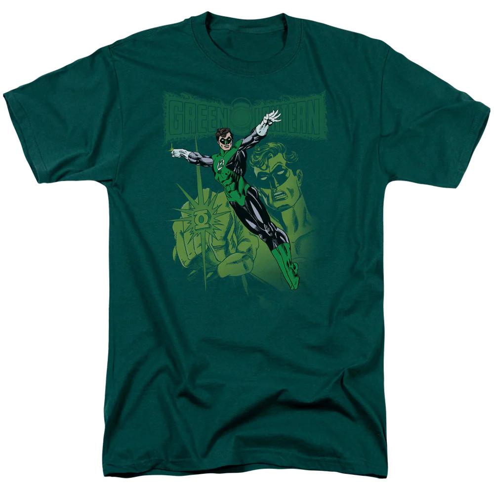 

Green Lantern Gl#166 Cover Mens T Shirt Hunter Green Officially Licensed 4XL