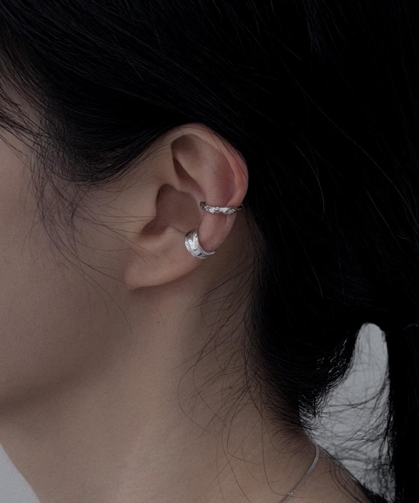 Knosis [925 Silver] Swell Ear Cuff
