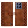 For Motorola Edge 60 Fusion 5G/Edge 60 5G Leather Case Imprinted Checkered Pattern Wallet Stand Flip Phone Cover