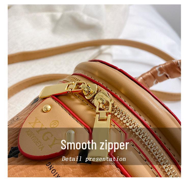 New 2025 Retro Printed Bucket Bag - Trendy, High-End Fashion Shoulder Handbag for Women