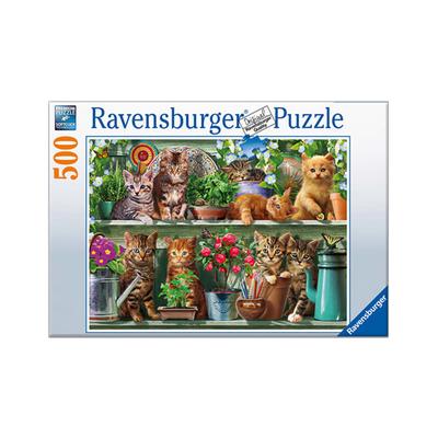 R148240 Cat On the Garden Shelf 500pcs Board Game