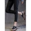 New Soft-soled Low-top Single Shoes Large-sized Retro Flat Round-toe Women's Shoes