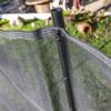 Barrière souple de sécurité pour piscine - GRE - 3 m x H 1,33 m - Pré-montée - Toile recoupable - 4 poteaux + caches discrets