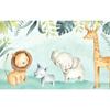 Photo Wallpaper 3D Cartoon Cute Elephant Children's Bedroom Background Wall Painting Eco-Friendly Plant Fiber Mural Wall Paper Home Decor