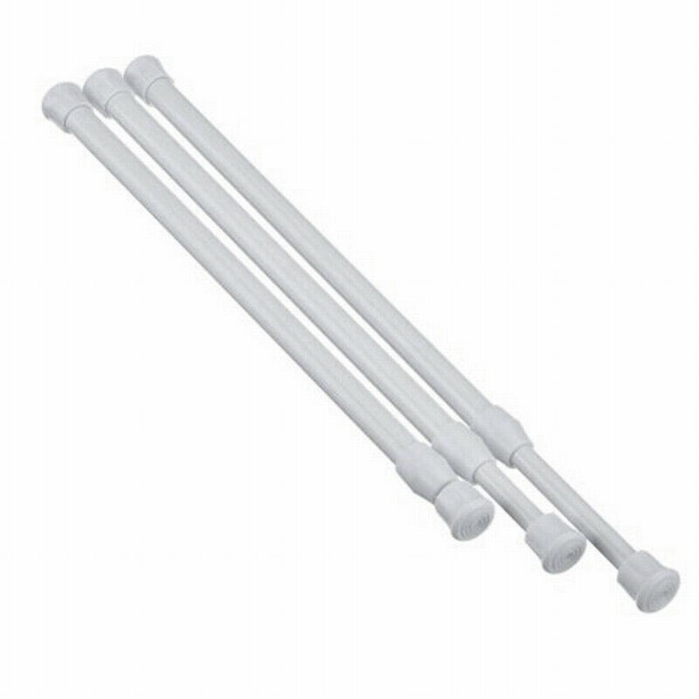 No Drill Installation Easy To Use Spring Loaded Voile Tension Rod for Your Home