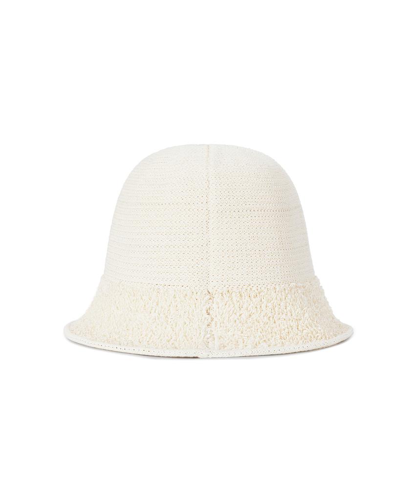 Bajal Va Patch Towel Bucket Hat Ivory