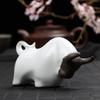 Nourisable Pony Tea Pets Ceramic Cattle Lovely Tea Play Ornaments Mouse Tea Tray Ornaments Fairy Garden Figurines