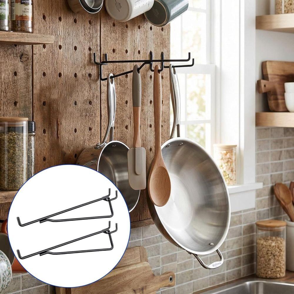 5pcs Heavy Duty Peg Board Brackets Wall Mount Pegboard Organizer Portable Pegboard Clip Set  Garage