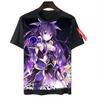 DATE A LIVE Cosplay Anime Manga T-Shirt Tee Kostüme Schwarzes Polyester