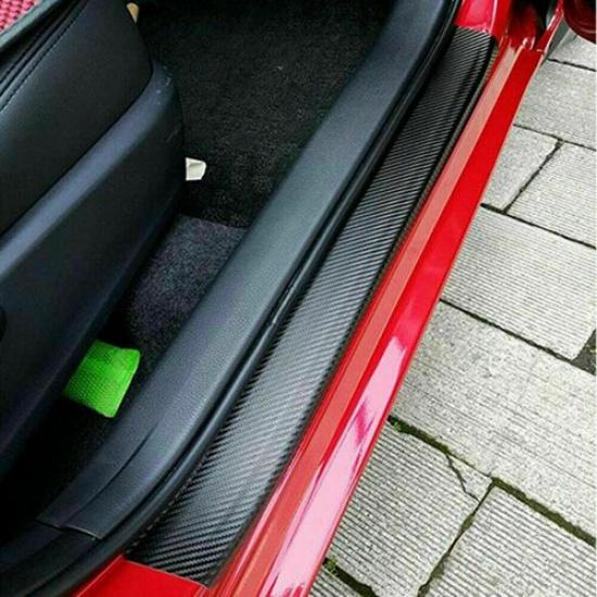 4x Car Door Plate Sill Scuff Anti Scratch Decal Sticker Protector Universal