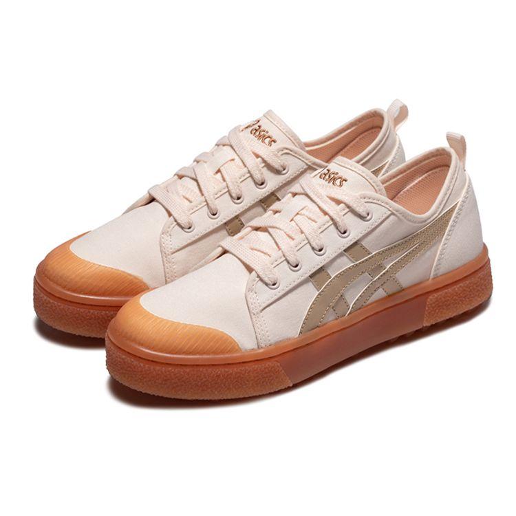 Asics Court Trail Canvas Comfortable Casual Low-Top Skate Shoes Women Sneaker Light-Pink 1203A147-700