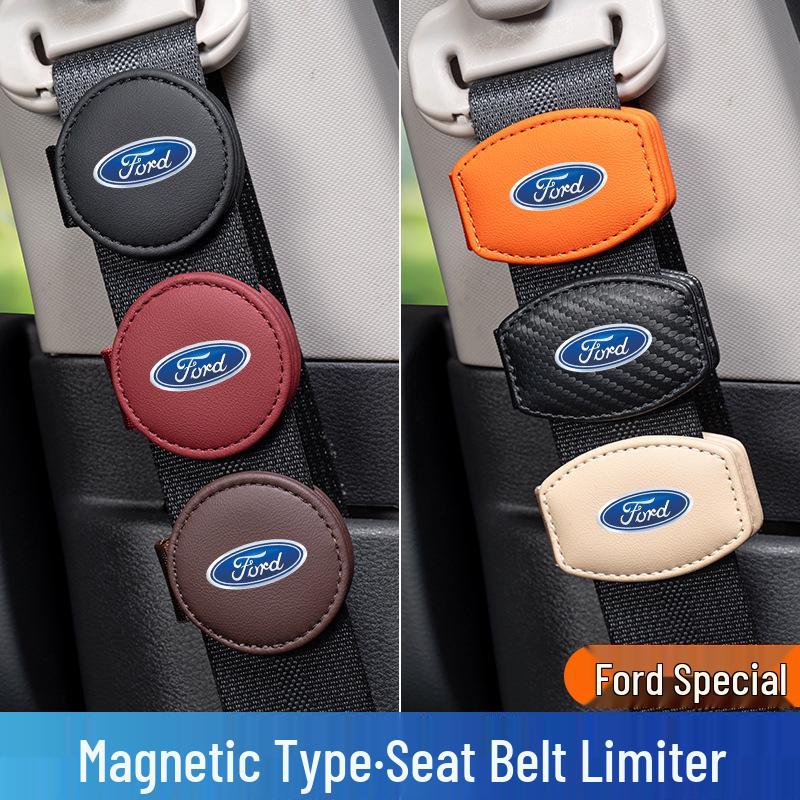 Совместимые ограничители и зажимы ремня безопасности для Ford Mondeo, Escort, Focus и Taurus для предотвращения удушения. Ford Oval Limiter Orange