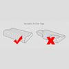 Cotton Latex Pillow Covers Memory Foam Pillowcase Cushion Covers 30x50/40x60cm Velvet Latex Pillow Case Covers Designed for Bedroom