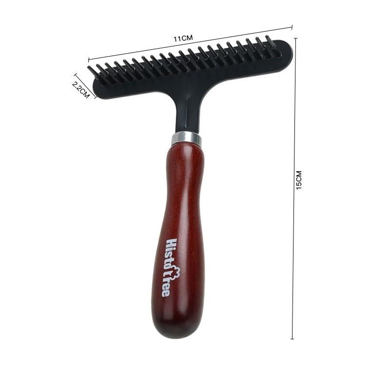 

Wooden Pet Comb With Doublesided Detangling Pins For Dogs And Cats Grooming Style A