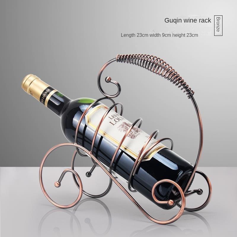 Household Wine Glass Holder Wine Cabinet Wine Rack Decoration Wine Decoration Upside Down Wine Bottle Rack Modern Light Luxury Wine Rack