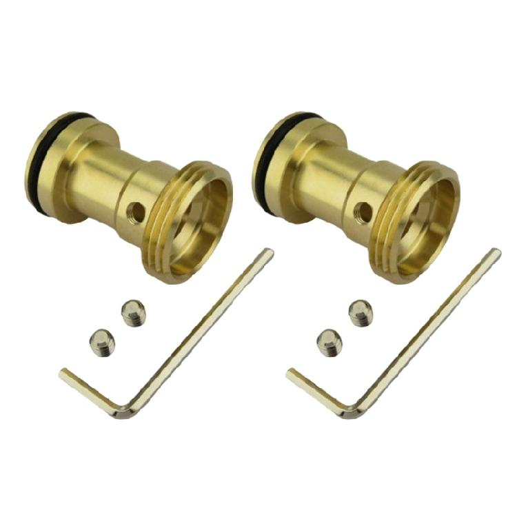 

2Pcs Bath Tub Spout Adapter Metal RP33794 Tub Spout Adapters Replacement Banthroom Accessory Easy to Installion 1