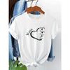 Mama kocha imię spersonalizowany T-shirt luźny krótki rękaw ekskluzywny spersonalizowany wiatr damski casualowy top
