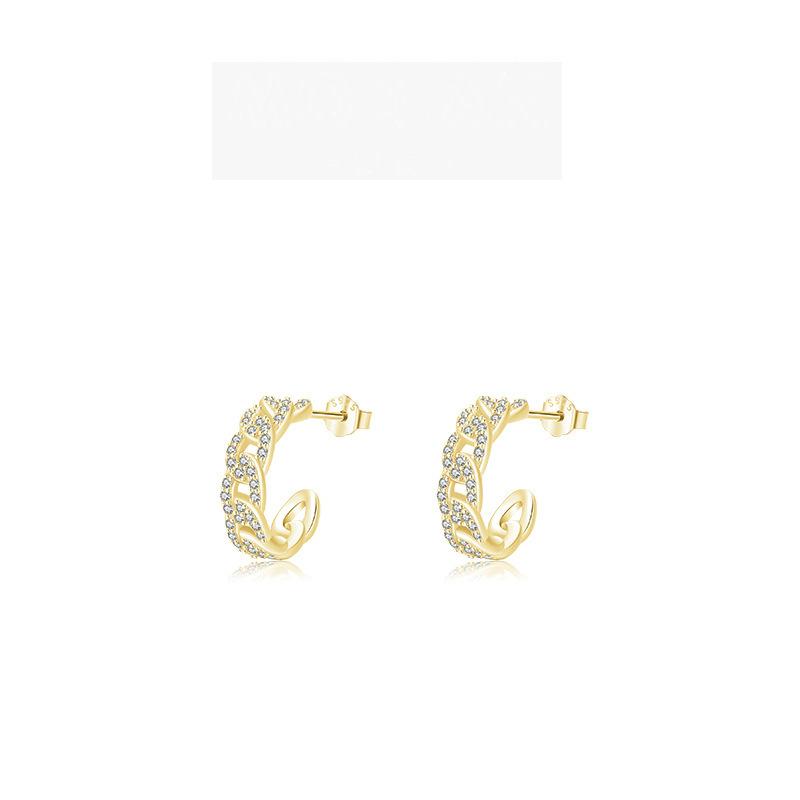 Tancise 925 Sterling Silver Zircon Earrings Drop Earrings For Women Wedding Party Gifts