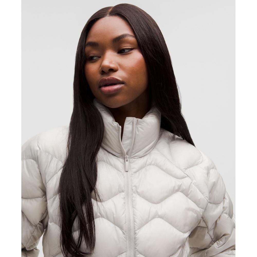 Lululemon Featherweight 900 Down Fill Quilted Jacket Dove Grey