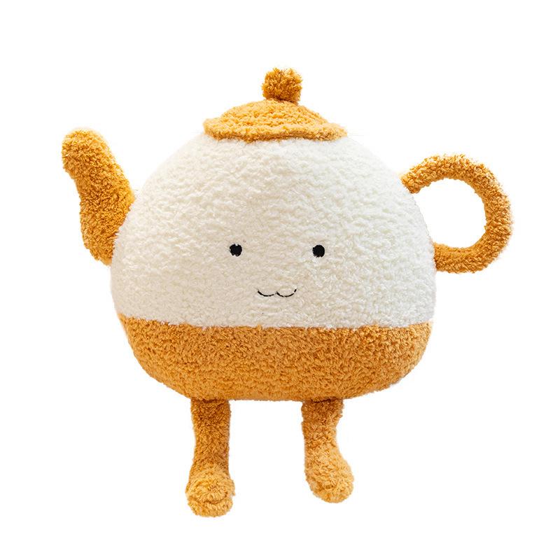 Creative Teapot Plush Toys Cute and Unique I People Fun Macaron Doll Gift Teacup Rag Doll