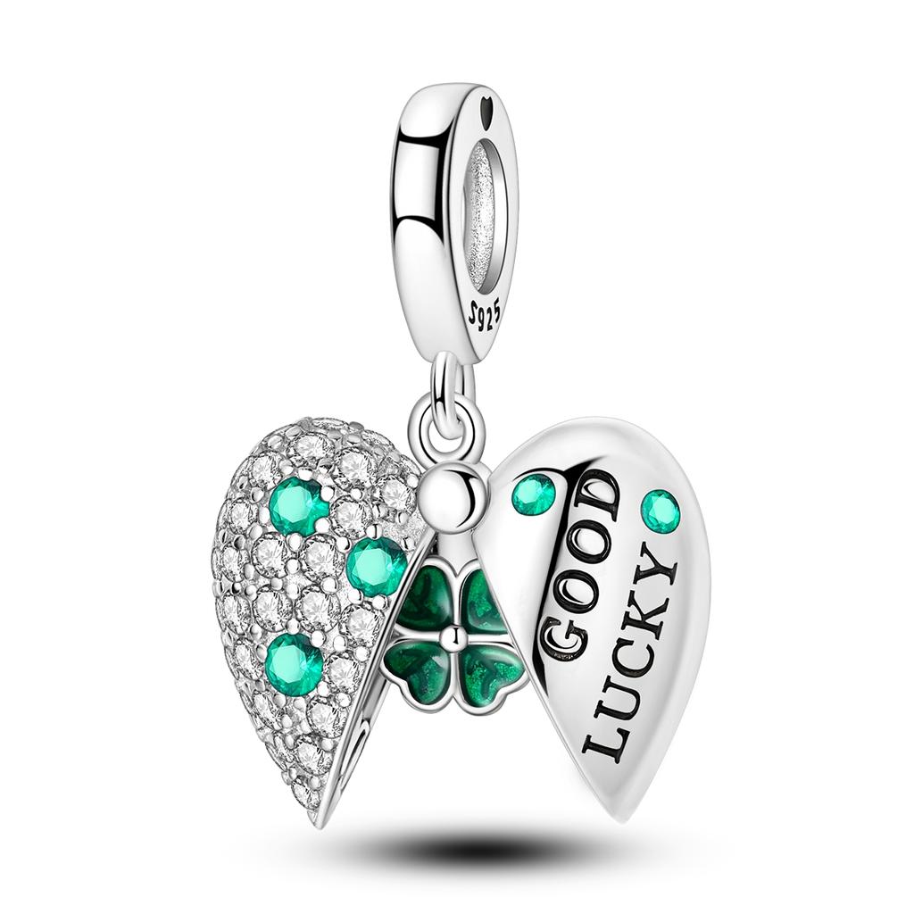 Kupfergrün Serie Kleeblüte Gänseblümchen Anhänger Charm Perlen Schmuck Passt auf Echte Armbänder Schmuck Für Frauen DoItYourself