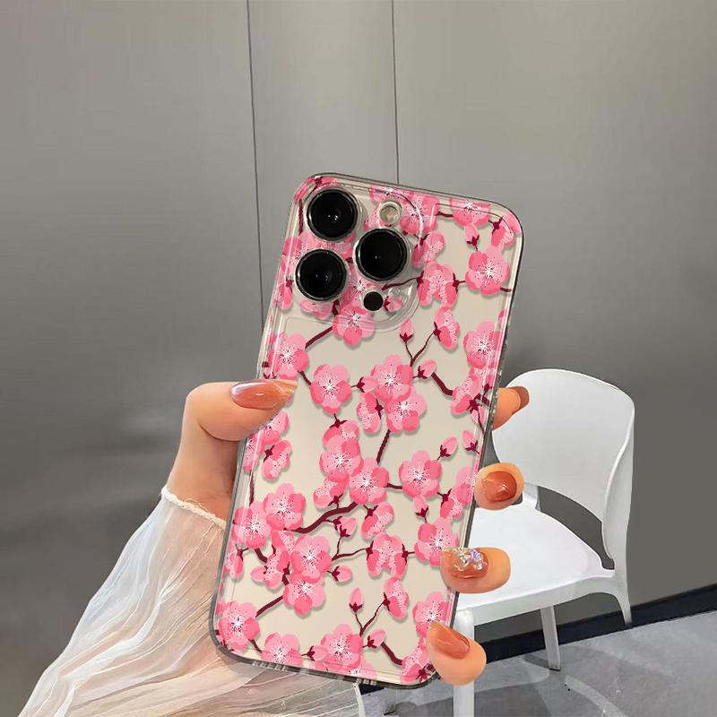 Plum Blossoms In Full Bloom Fashion Phone Case For iPhone 17 16E 15 11 12 14 13 Pro Max 16 Plus 17E Air Shockproof Cover Fundas