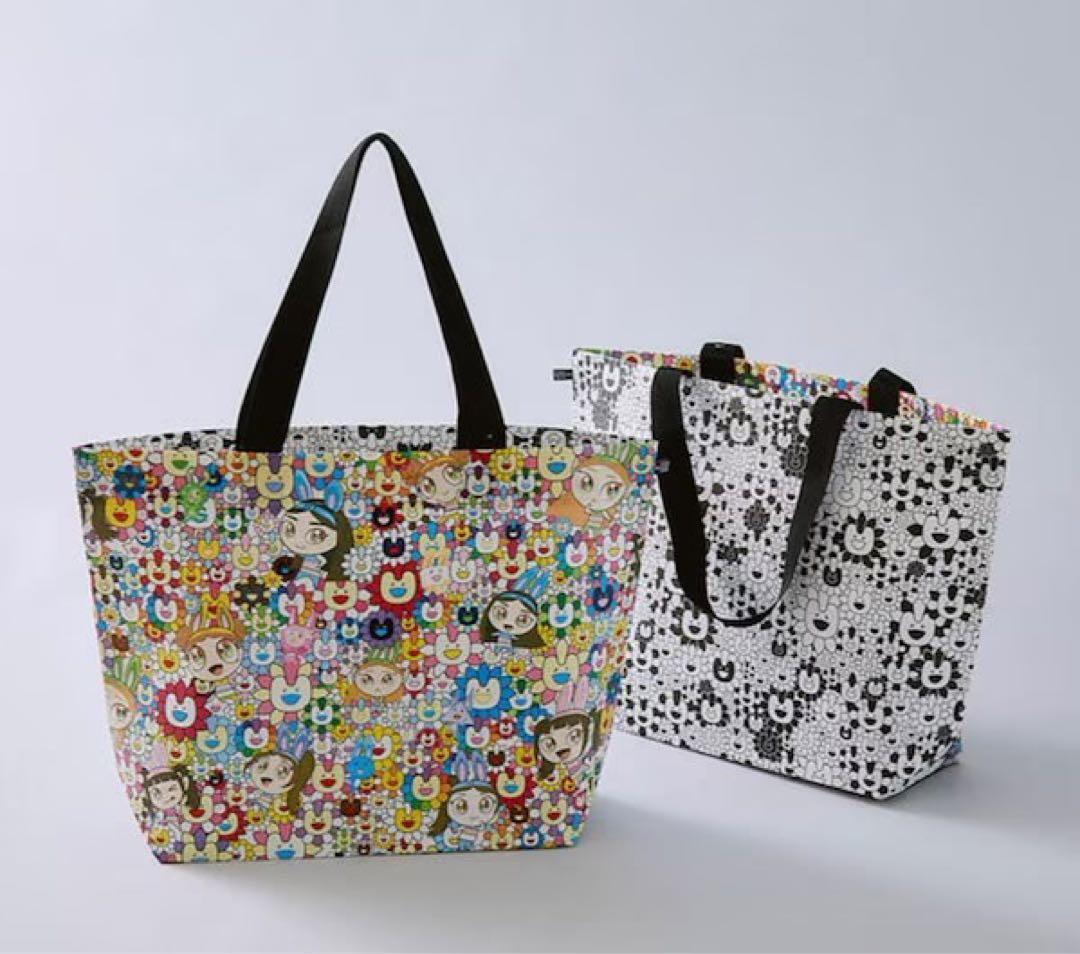 

[Б/У] Двусторонняя эко-сумка NewJeans MURAKAMI, размер L