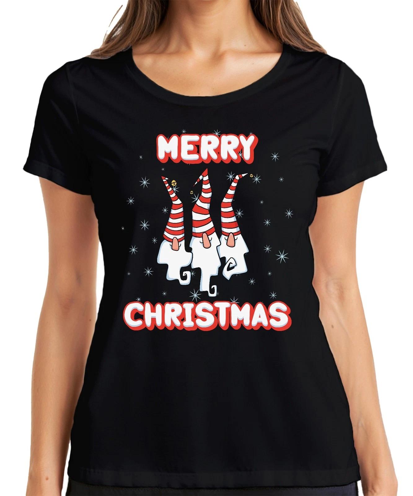 Merry Christmas Schweden Gnome - Weihnachten Weihnachtsgeschenk Christmas Damen XS