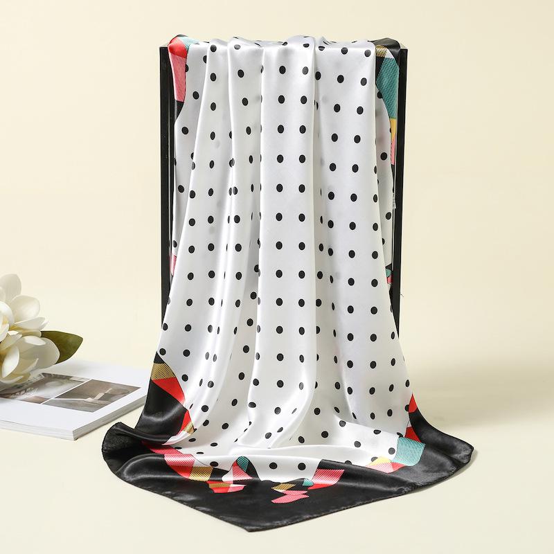 

90 * 90 см новый шелковый шарф женский весенне-летний декоративный шарф солнцезащитный дорожный платок осенне-зимний шарф тонкий выпуск 90*90CM